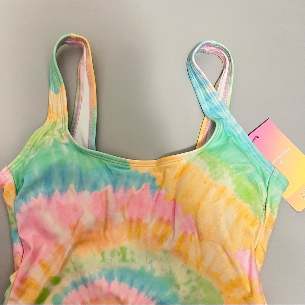 STONEY Clover Lane X Target Tie Dye Cheeky High Leg One Piece Swim Suit XXS - Picture 5 of 12